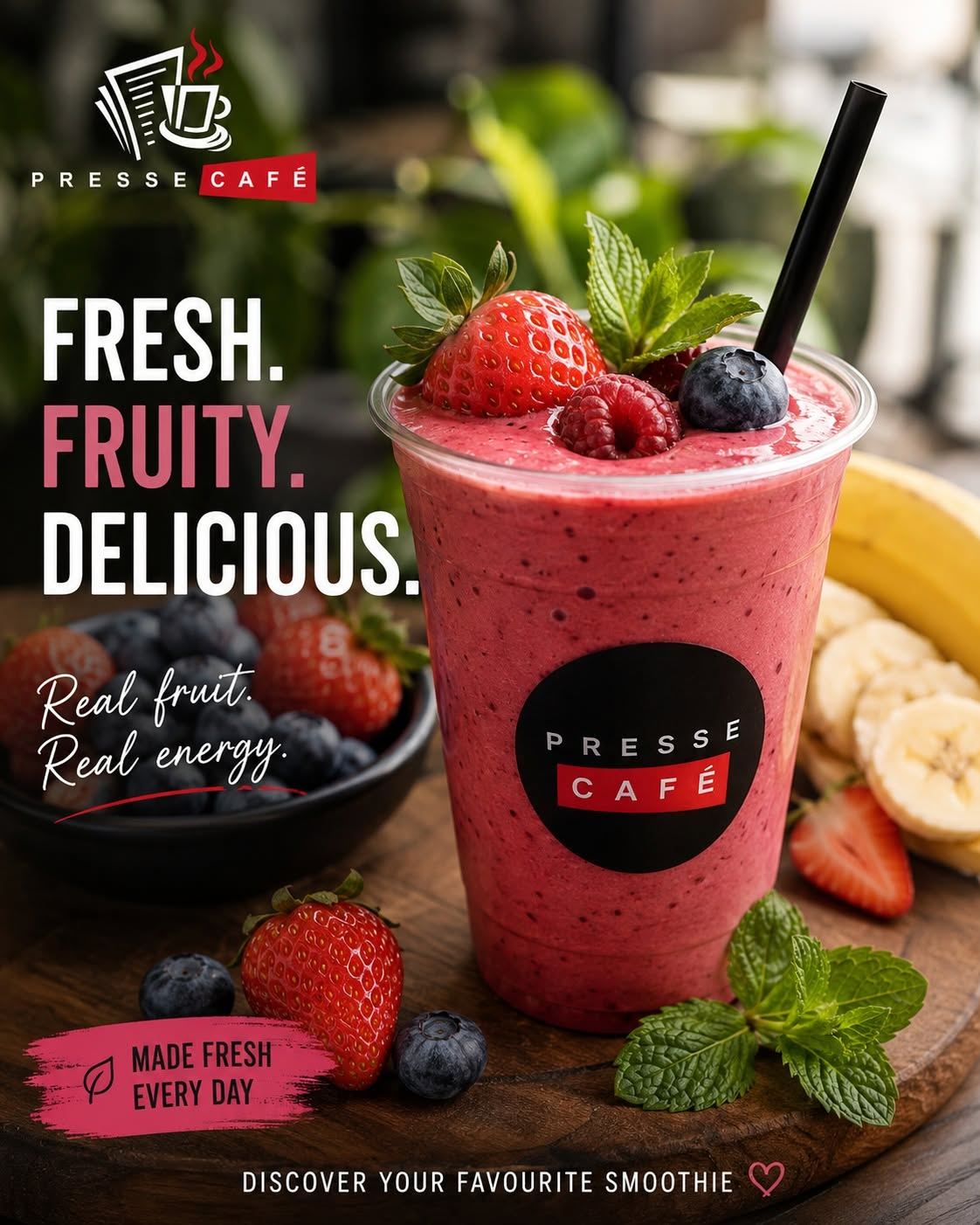 Fresh Fruit Smoothies