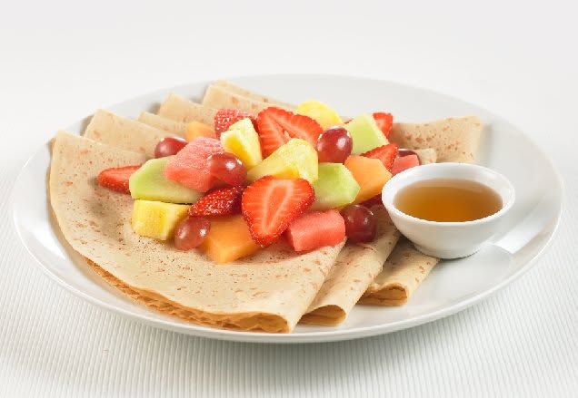 Crêpes with Fresh Fruit